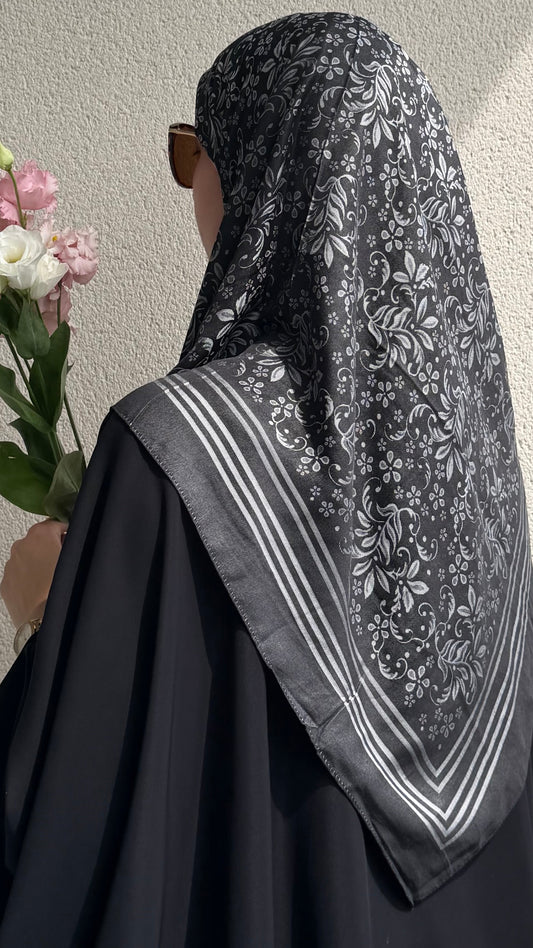 Voile carré - noir