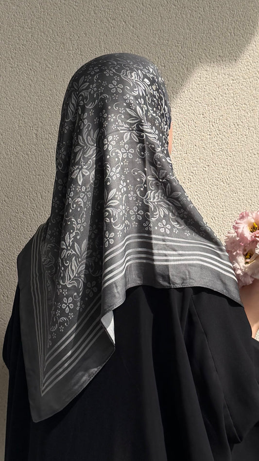 Voile carré - gris anthracite
