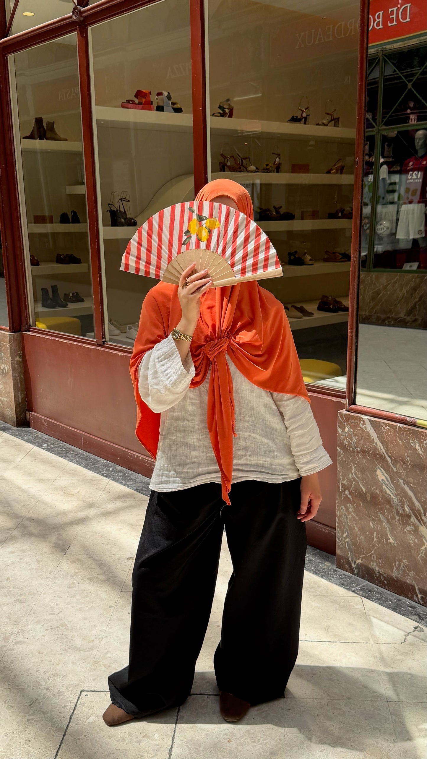 Voile Triangle - Orange vif